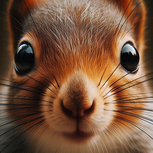 Closeup of squirrel