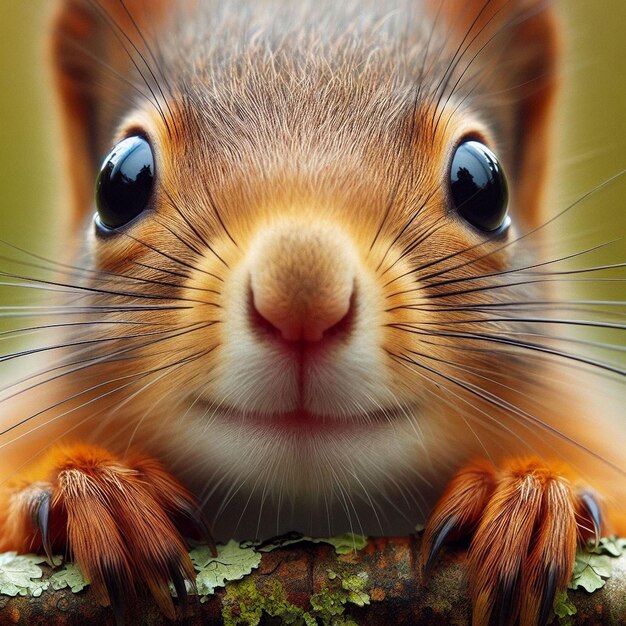 Closeup of squirrel