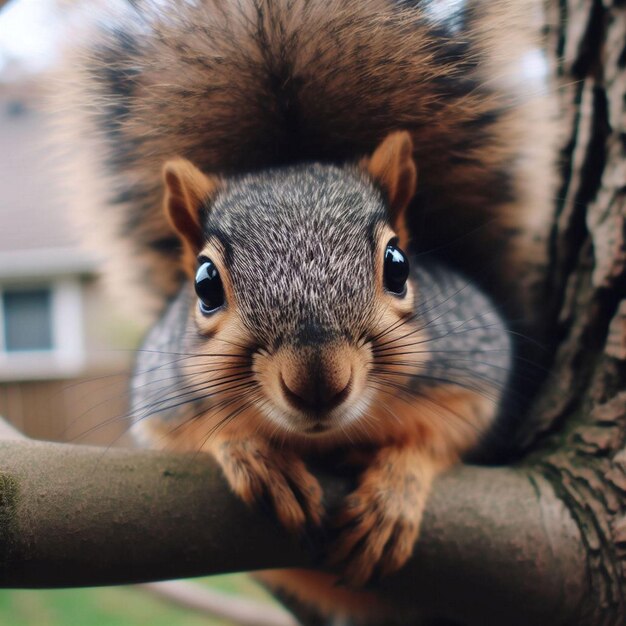 Photo closeup of squirrel