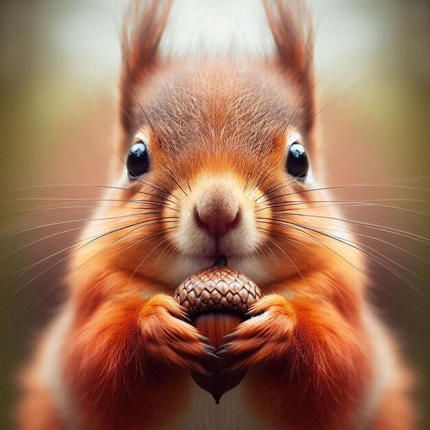 Closeup of squirrel