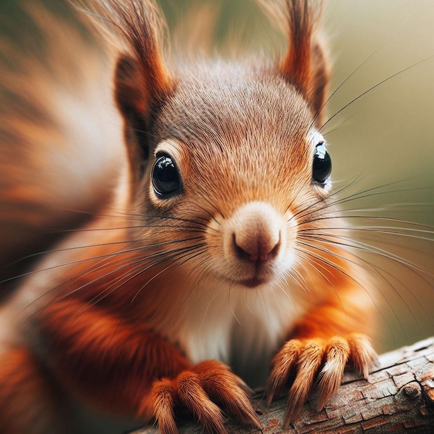 Closeup of squirrel