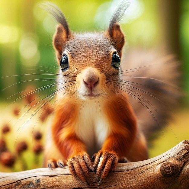 Closeup of squirrel