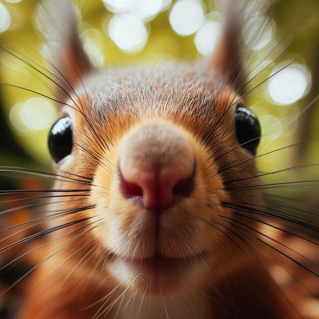 Closeup of squirrel