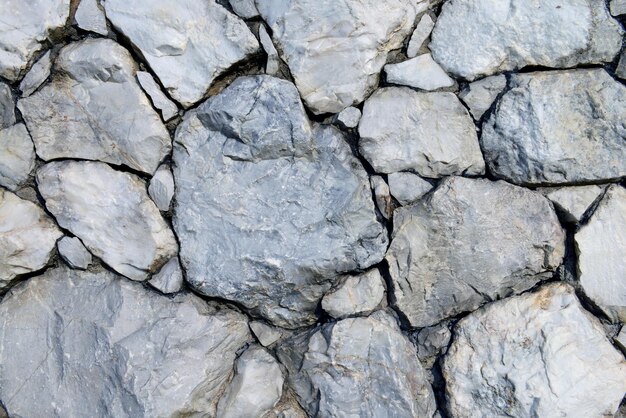 Closeup of stone wall background and texture