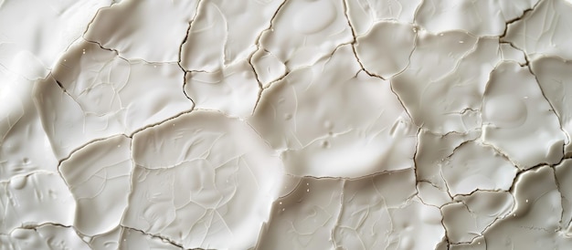 Closeup of stretch marks on a white cream glazed tile texture