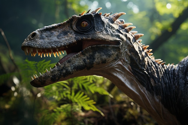 CloseUp of Suchomimus Natural light Generative AI