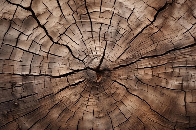 closeup surface at bark of dried tree textured background