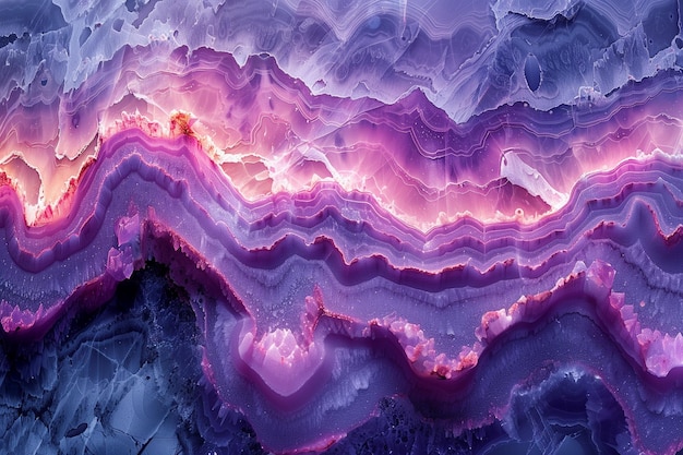 Крупный план поверхности фиолетового мраморного текстурированного фона