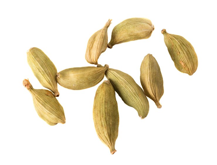 Photo closeup of sveral seeds cardamom