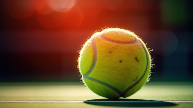 closeup tennis sport ball