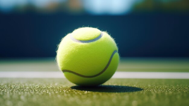 closeup tennis sport ball