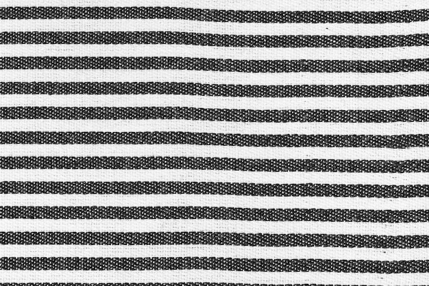 closeup texture of black and white striped knitted fabric mockup for your design