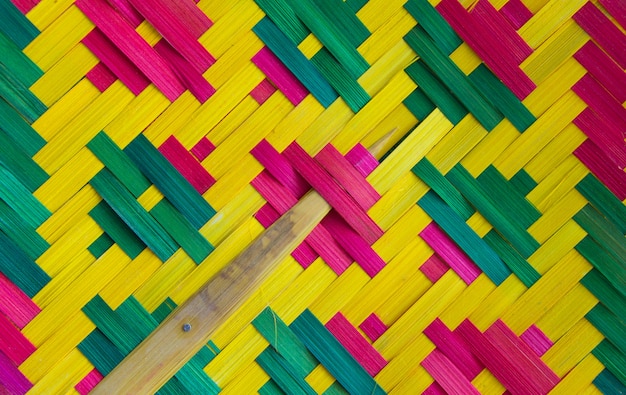 Closeup texture of hand fan