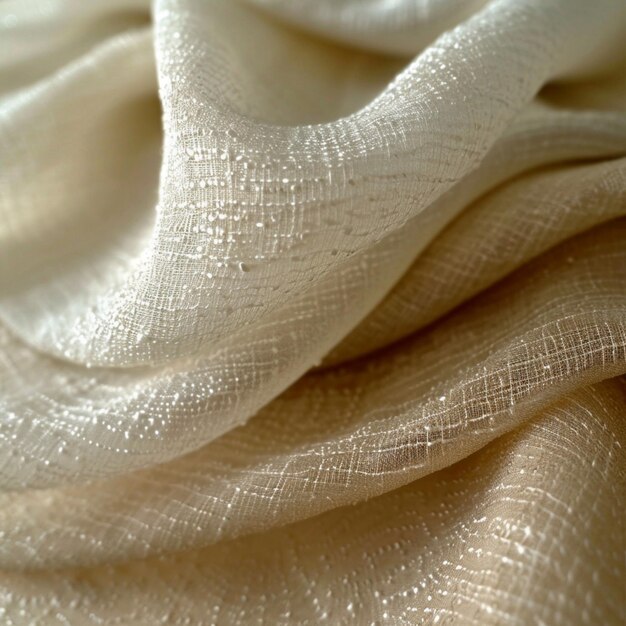 Photo closeup of textured fabrics