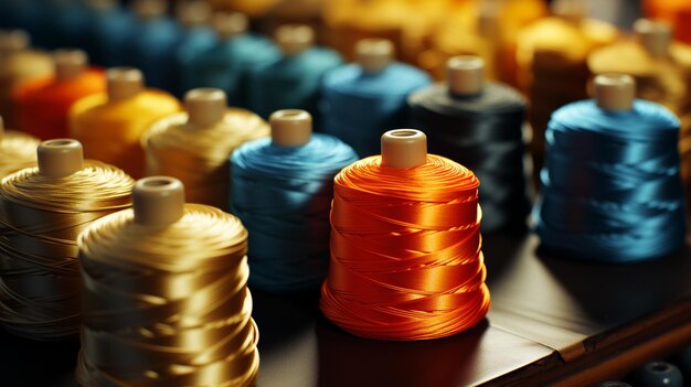 Closeup of thread