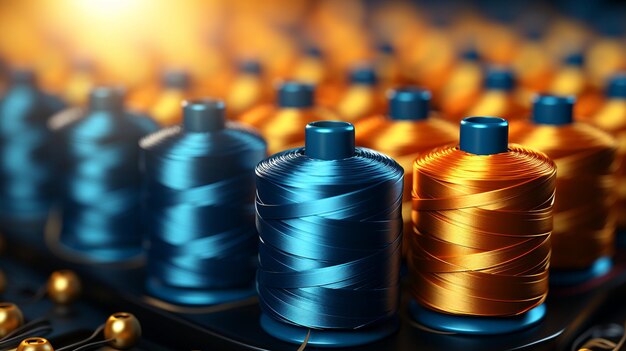 Closeup of thread