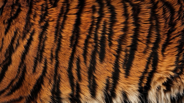 Closeup of tiger skin Tiger fur texture for background