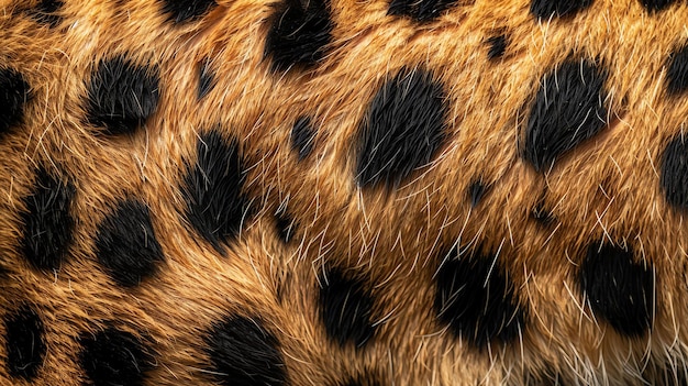 Photo closeup of a tigers fur the fur is a beautiful mix of brown black and white the pattern of the fur is unique to each tiger