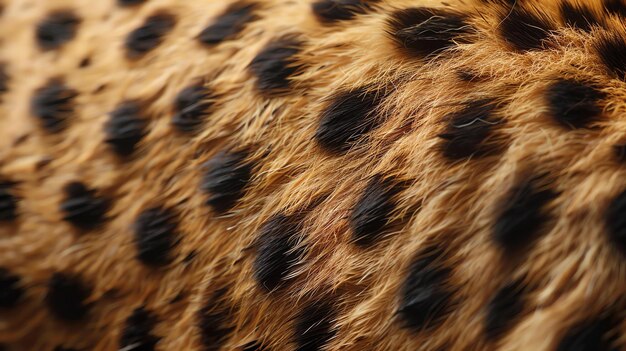 Photo closeup of a tigers fur the fur is soft and luxurious with a beautiful pattern of rosettes