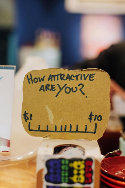 Photo closeup of a tip jar with a card stock photo