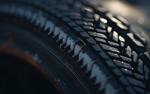 CloseUp Tire Repairing Service Generative AI