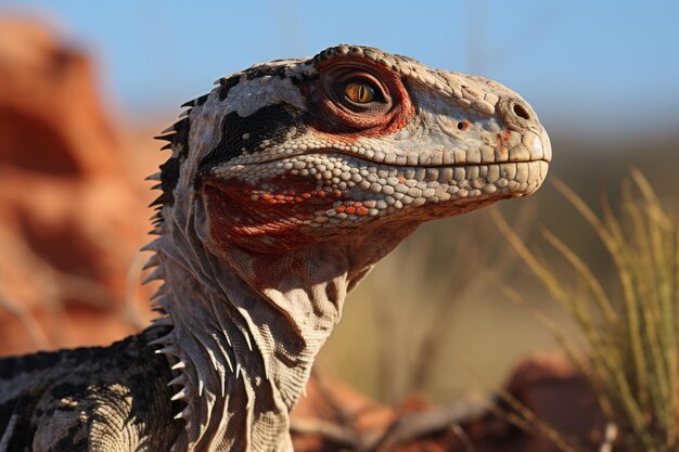 CloseUp of Utahraptor Natural light Generative AI