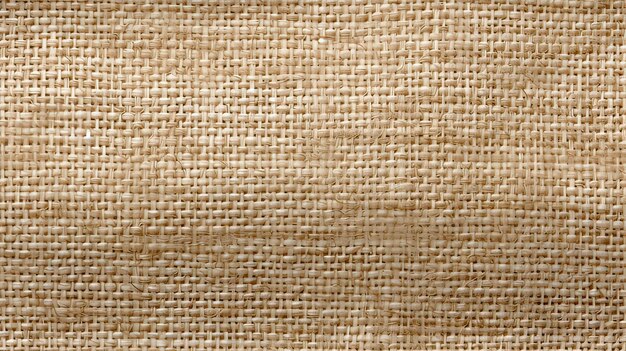 CloseUp View of Beige Woven Fabric Showcasing Detailed Texture