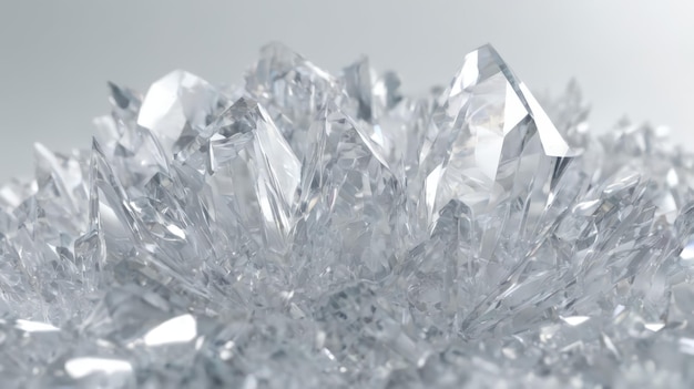 CloseUp View of a Bunch of Diamonds