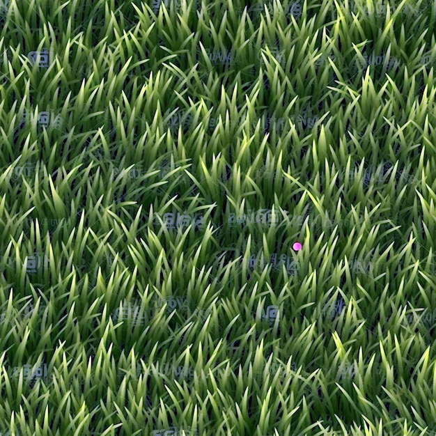 closeup view of a lawn