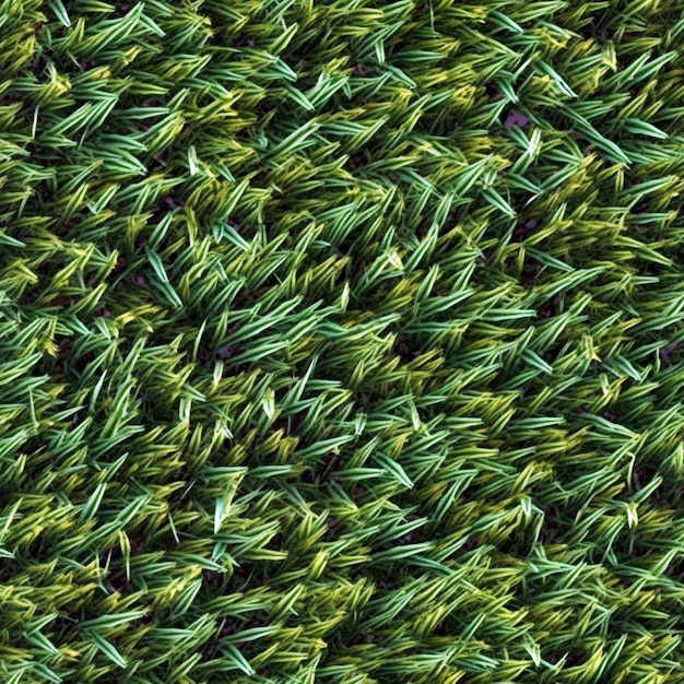 closeup view of a lawn