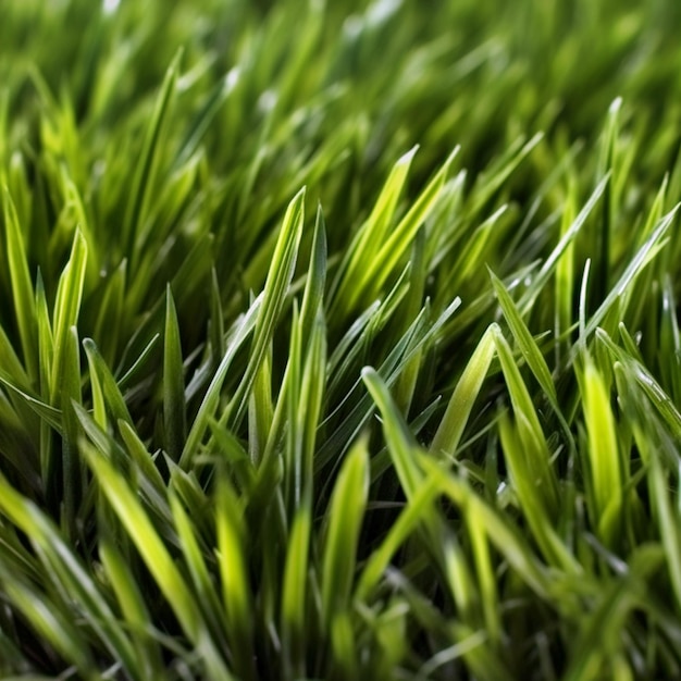 closeup view of a lawn