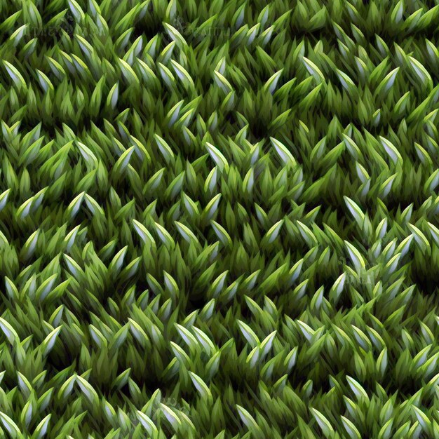 Photo closeup view of a lawn