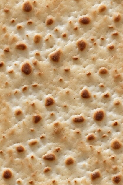 사진 단일 matzah 텍스처와 독특한 표시의 클로즈업 뷰 생성 ai