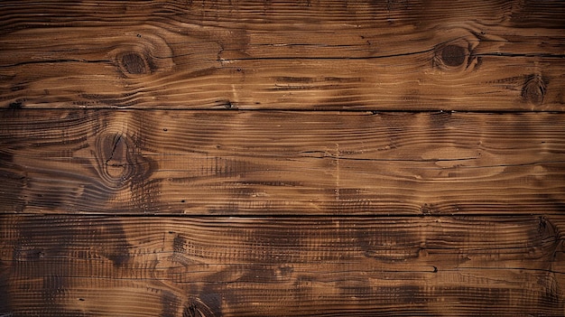 Closeup of weathered wooden planks with knots and nail holes