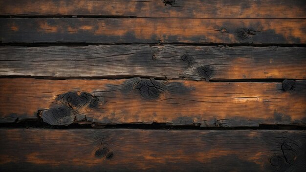 CloseUp of a Weathered Wooden Surface