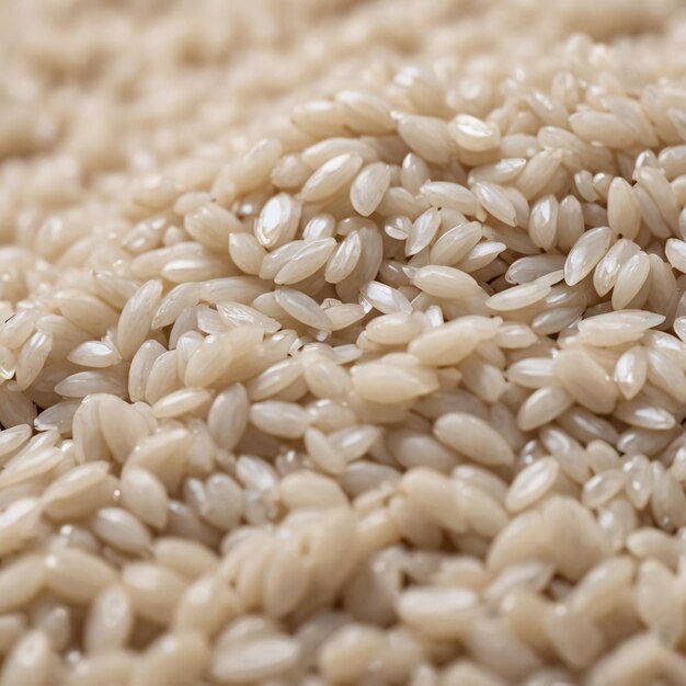 Closeup of white rice