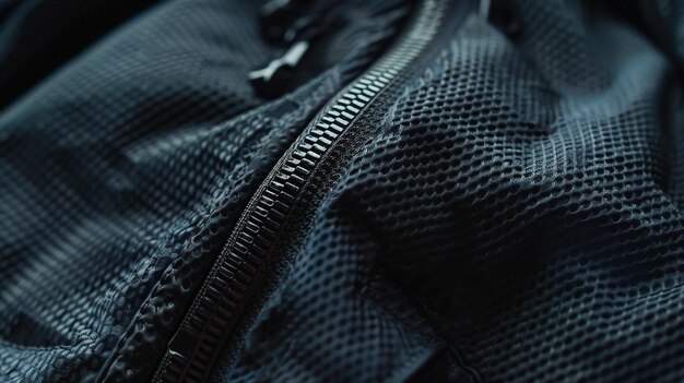 CloseUp of Windbreaker Showcasing Its Texture Appearance