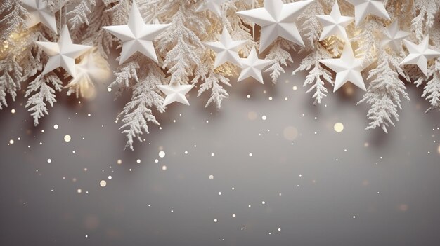 Closeup of a woman holding a toy glass ornamental star on New Year's Eve Generative AI