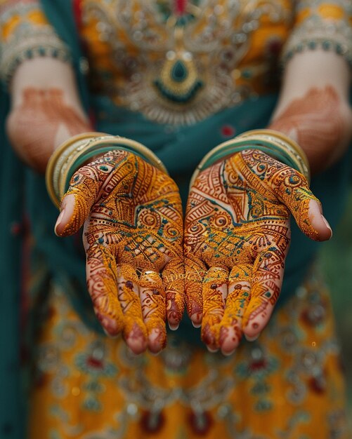 Photo a closeup of womans hands applying background