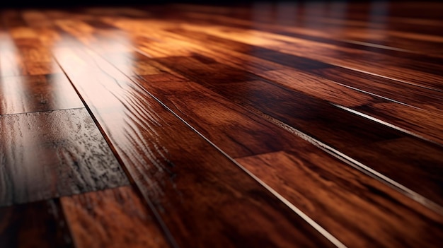 CloseUp Wooden Floor Texture