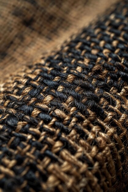 Closeup of woven fabric texture