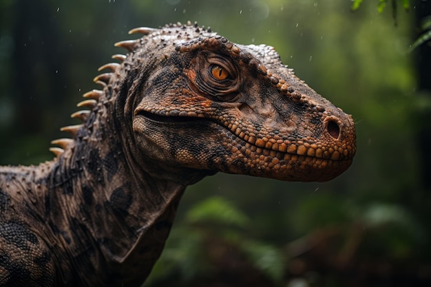 CloseUp of Xiaosaurus Natural light Generative AI