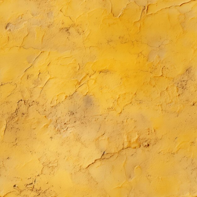 Closeup of a yellow concrete texture with a warm pattern