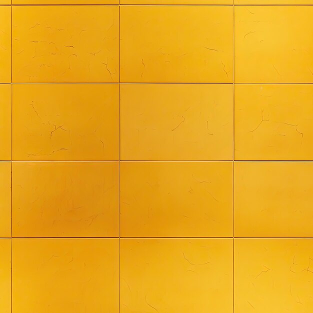 Photo closeup of a yellow tile texture with a subtle pattern