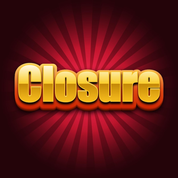 Closure Text effect Gold JPG attractive background card photo