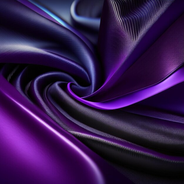 Cloth waves fabric sleek texture of natural cotton silk or wool geometric and flowing background