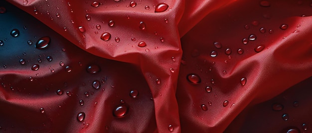 Cloth with raindrops