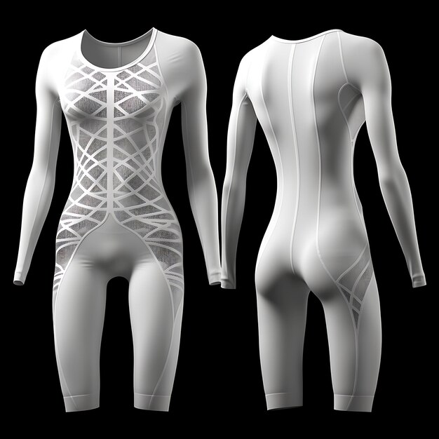 Foto abbigliamento bodysuits mesh bodysuits thong back su sfondo nero abbigliamento stretto per gym sports basic