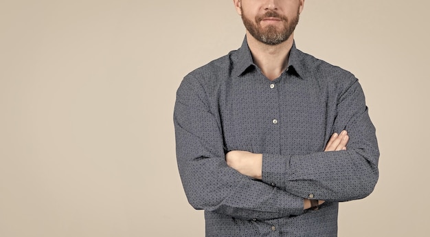 clothes are the spirit of fashion confident man cropped view casual business style mens fashion