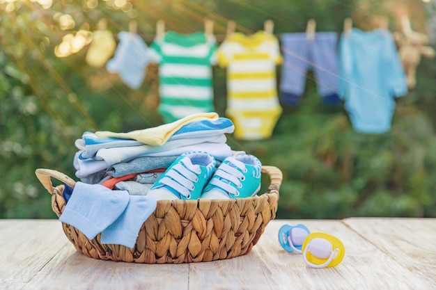 Clothes drying in the fresh air